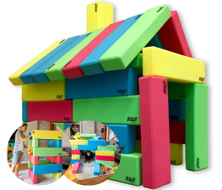 137 - S'amuser blocs construction enfants