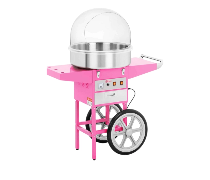 44-B&M Boire & Manger machine à barbe à papa sur chariot