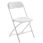61-Meubler chaise pliante blanche